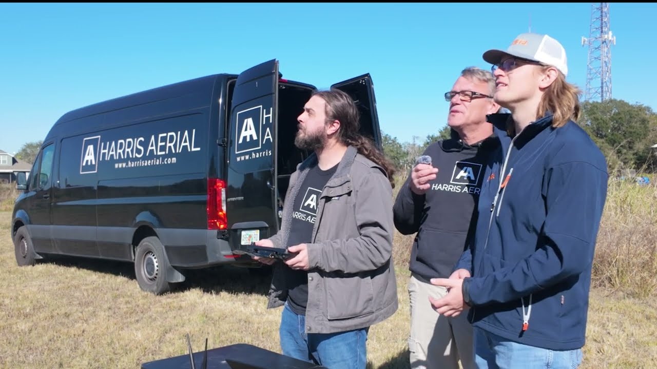 Harris Aerial Scans RIEGL USA HQ!