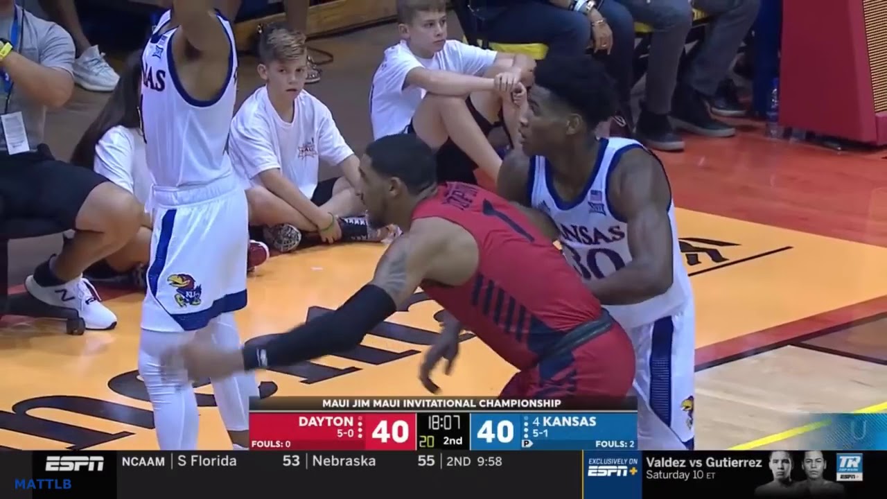 Dayton vs Kansas | College Basketball Full Highlights 2019.11.27