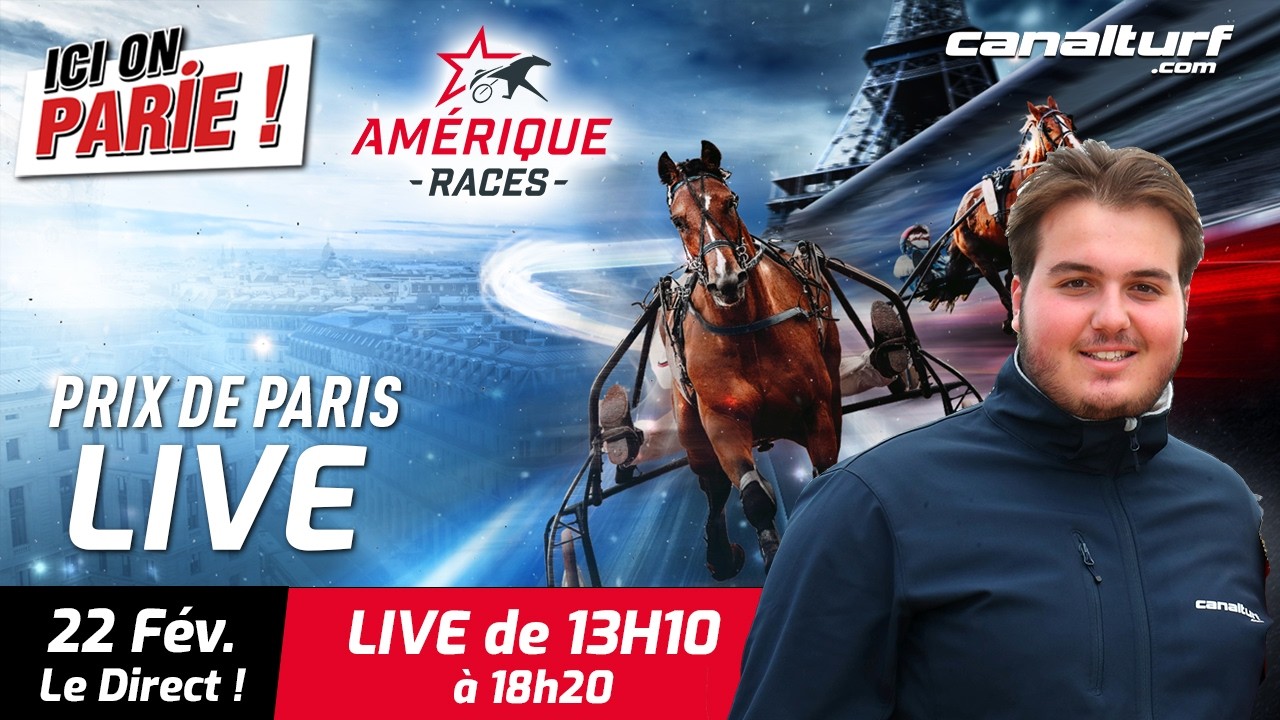 ICI On Parie ! Vincennes, Quinté+ et pronostics en live de l'hippodrome, Dimanche 22 Février 2026
