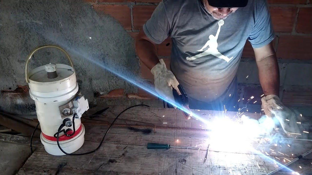 Como fabricar uma Máquina de solda com tubo PVC