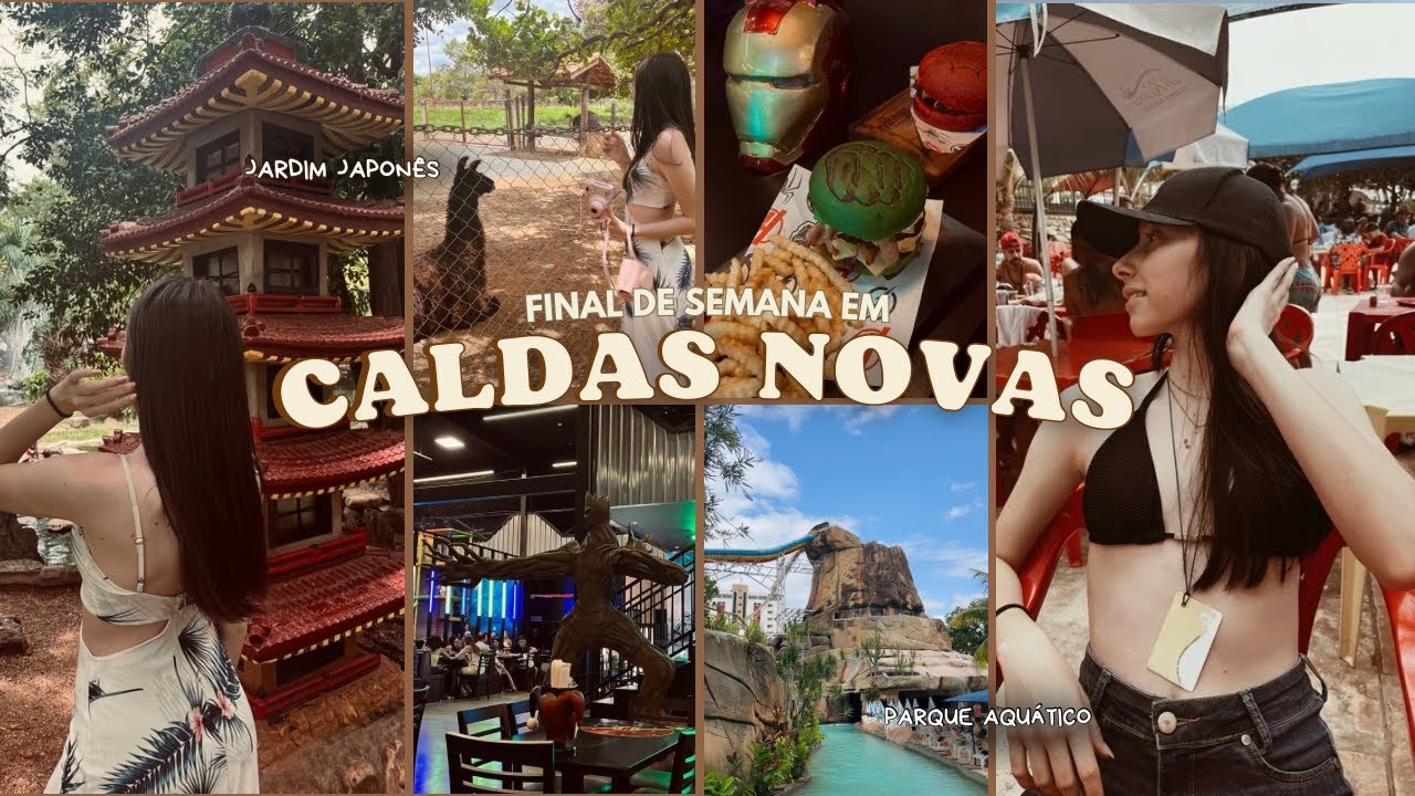 FINAL DE SEMANA EM CALDAS NOVAS |  Piscinas termais, passeios e muita comida boa! ✨