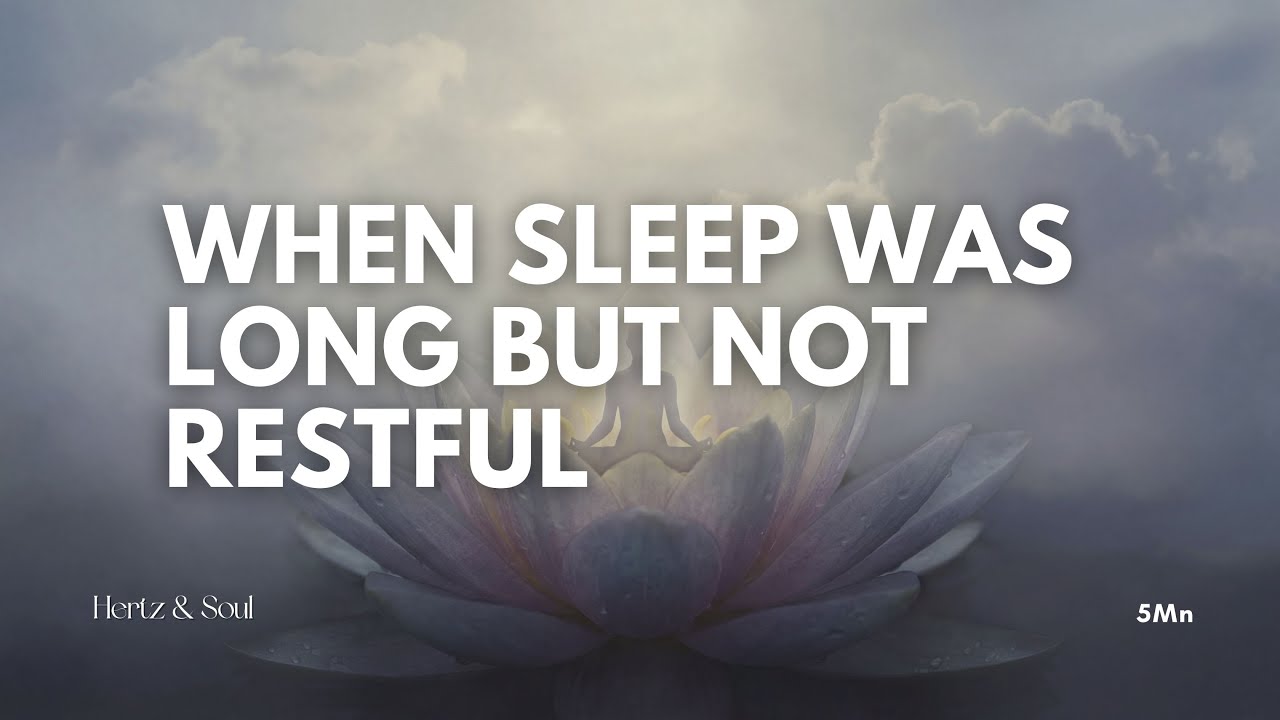 Sleeping Enough but Still Tired? | A Soft Start to the Day