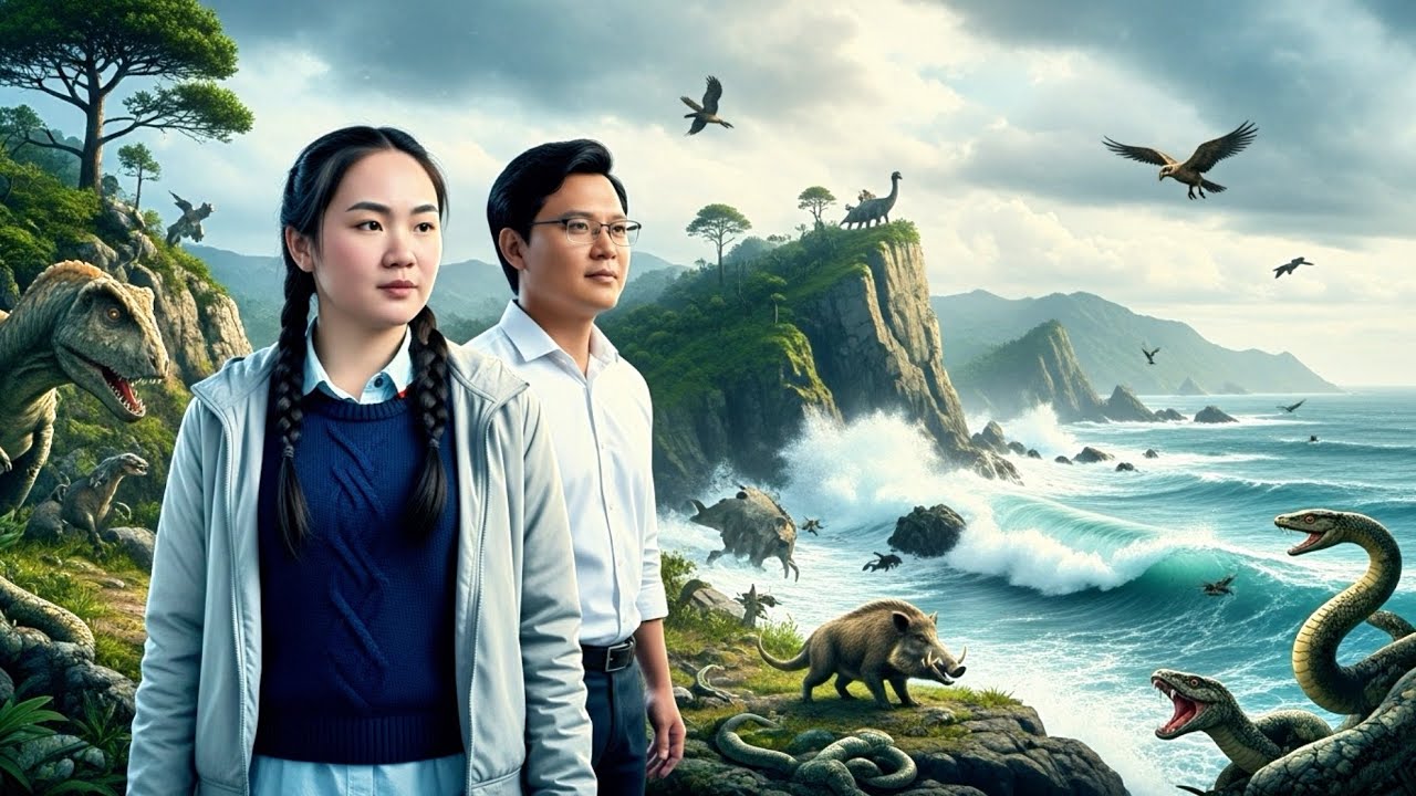 Ly Tu Tien And Jack: Stuck on a Mysterious Island Fighting a Giant Creature