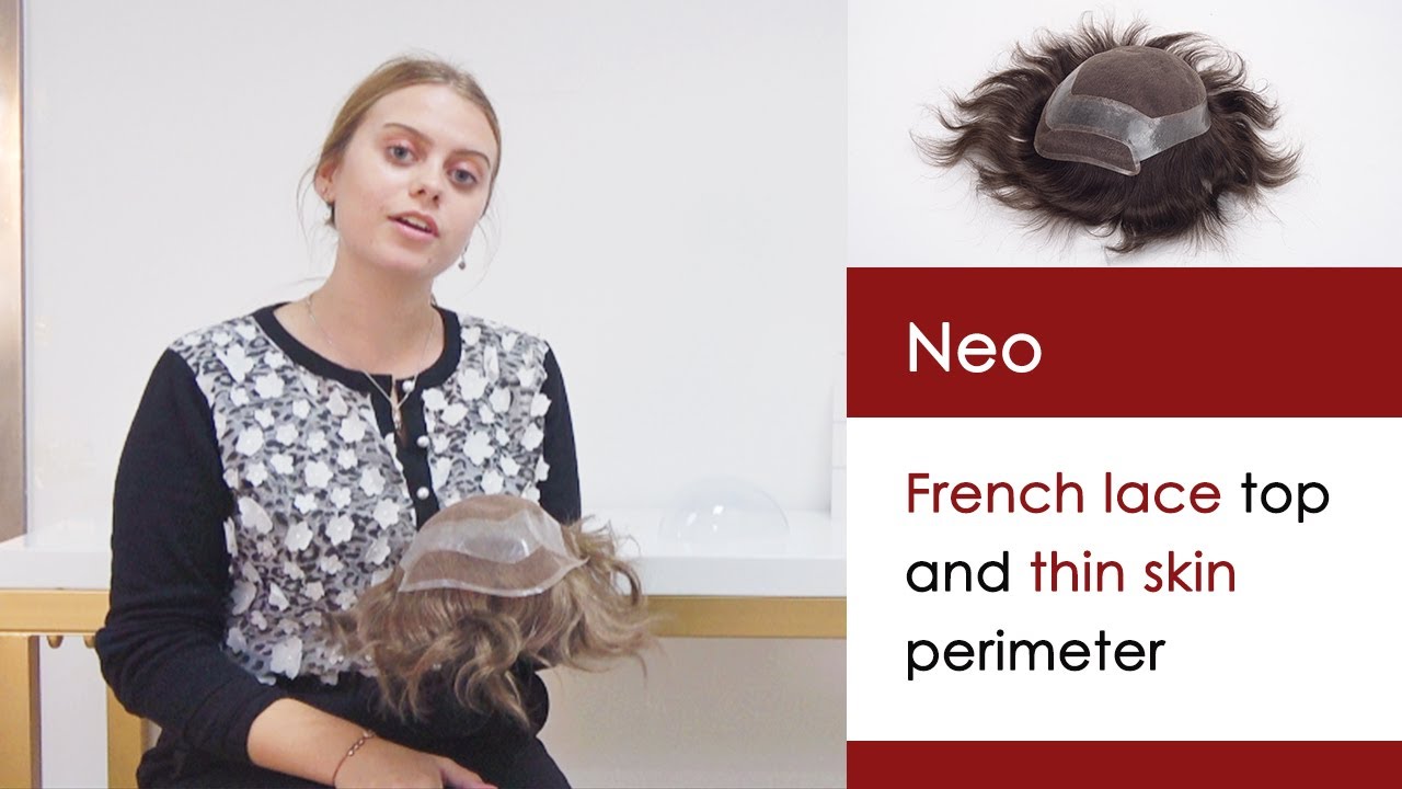 Neo: Men's Hair Replacement System with a Natural Lace Front and Skin Perimeter | Lordhair