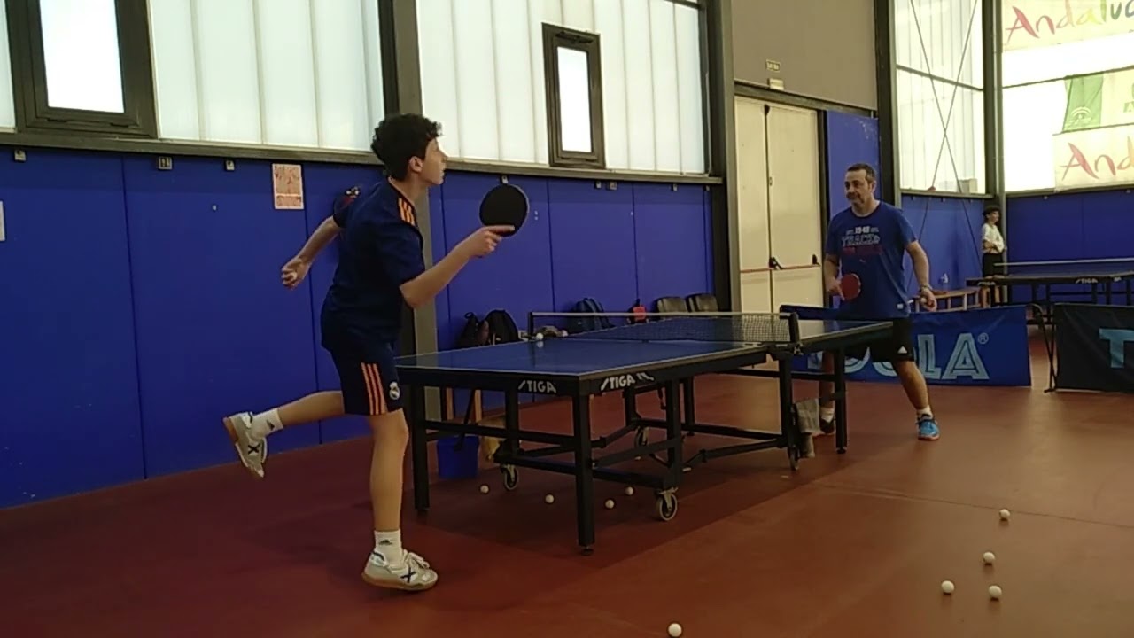 Amateur Entrenando con Anti Top 🏓Tenis de mesa🏓#pingpong