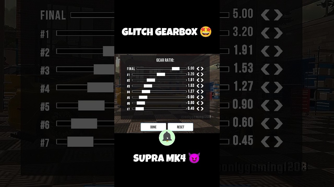 GEARBOX SETTING 😈 FOR SUPRAA MK4 🤩 !! | CAR PARKING MULTIPLAYER