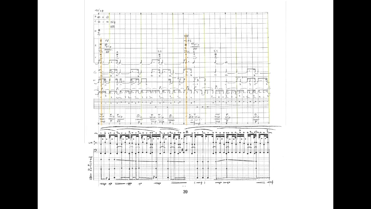 giorgio netti, ur, II rito, structure and score, cb. dario calderone