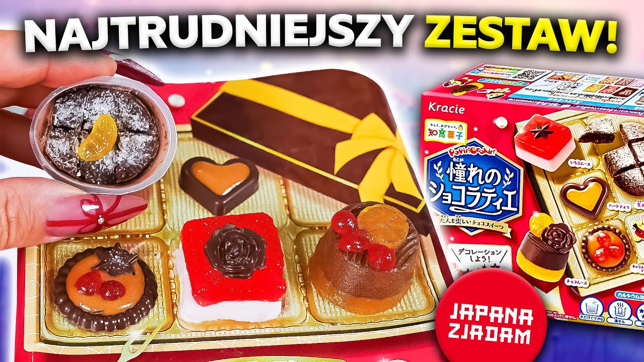 ROBIĘ CZEKOLADKI Z PROSZKU! 😱 NAJTRUDNIEJSZY ZESTAW JAPANA ZJADAM | Agnieszka Grzelak Vlog