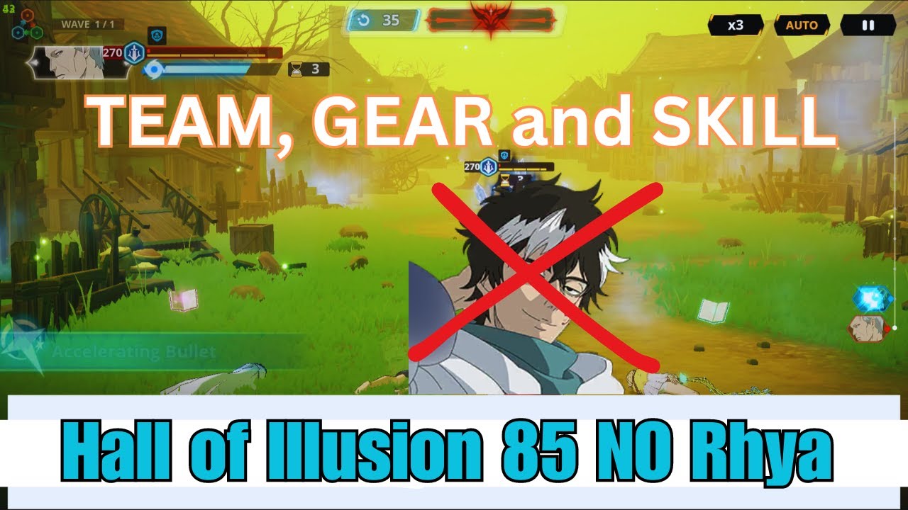 HALL OF ILLUSION 85 TANPA RHYA??? Team + Gear  #blackclovermobile #blackclover #fyp #norlch