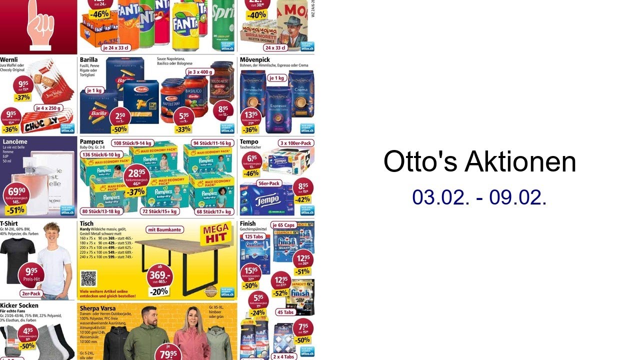 Otto's Aktionen 03.02. - 09.02.