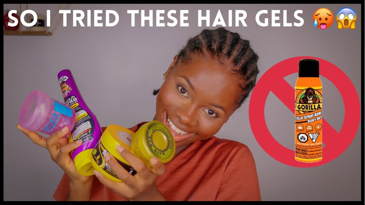 I compared using the Gorilla Snot Gel, eco styler & Shine n' jam to lay my edges on 4C natural hair.