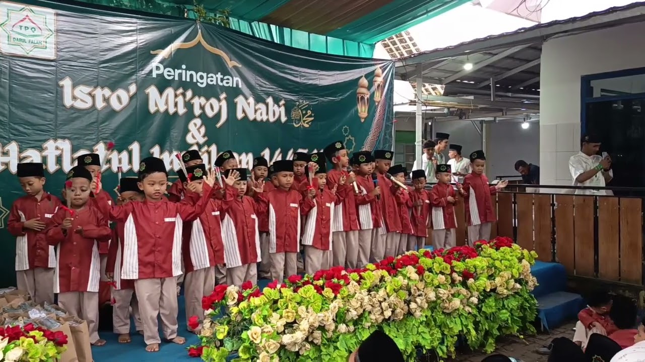Persembahan Lagu untuk Ibu oleh Santri TPQ Darul Falah #tpqnurulfalah #isramiraj 