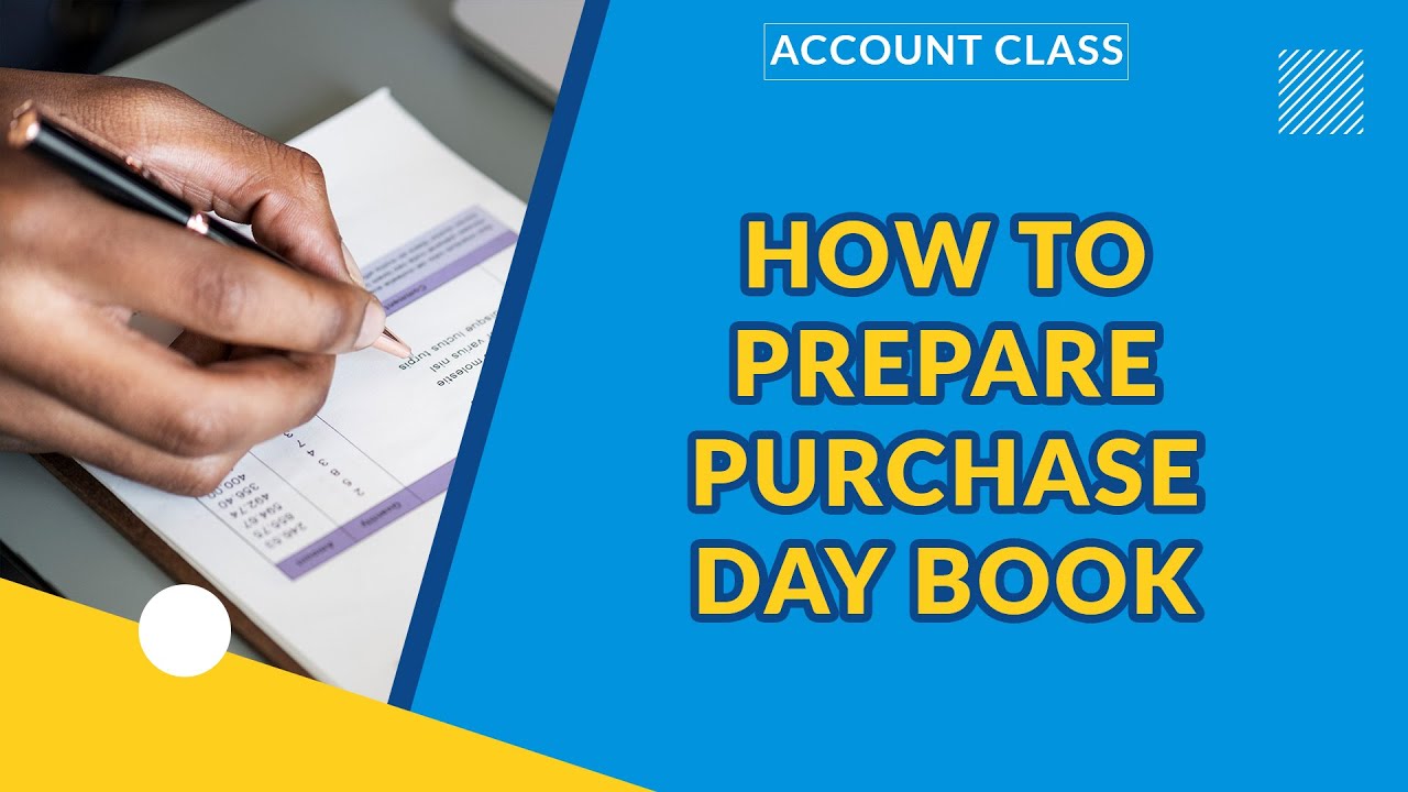HOW TO PREPARE PURCHASE DAY BOOK | FINANCIAL ACCOUNTING