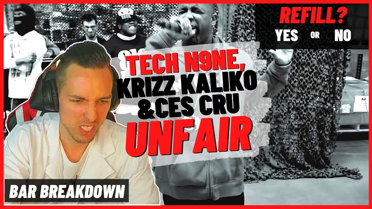 UNFAIR - Tech N9ne, Krizz Kaliko, & Ces Cru | HE SPLIT HER ATOMS! | Syllable Holic (REACTION!!!)
