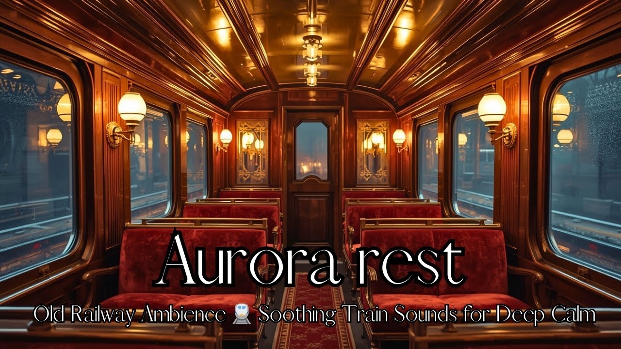 Old Train Ambience 🚆 Deep Relaxation, Sleep & Focus | Vintage Rail Sound Loop