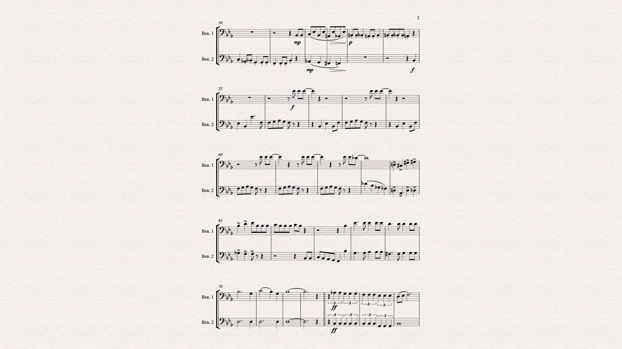 Bohemian Rhapsody cover for Bassoon Duet