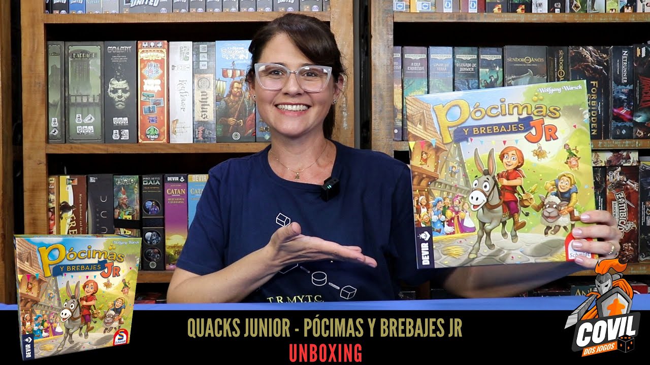 O que Tem na Caixa? Unboxing Quacks Junior - Pócimas y Brebajes Jr