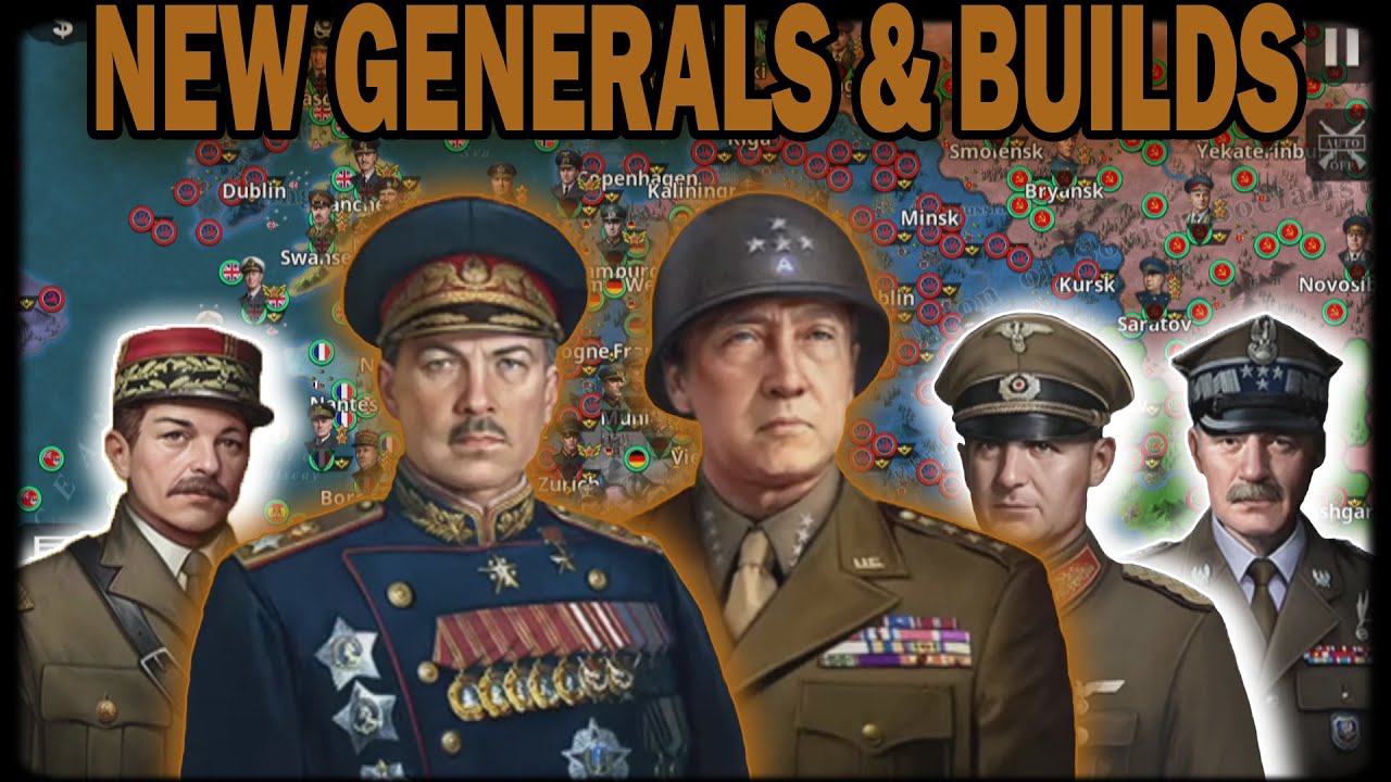 NEW GENERALS AND BUILDS UPDATE! World Conqueror 4