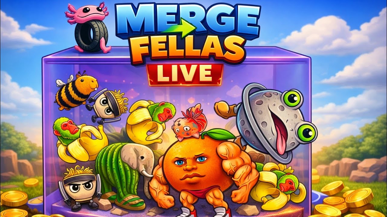 🔴LIVE BRAINROT CHALLENGE  | MERGE FELLAS GAMEPLAY#2 | #live