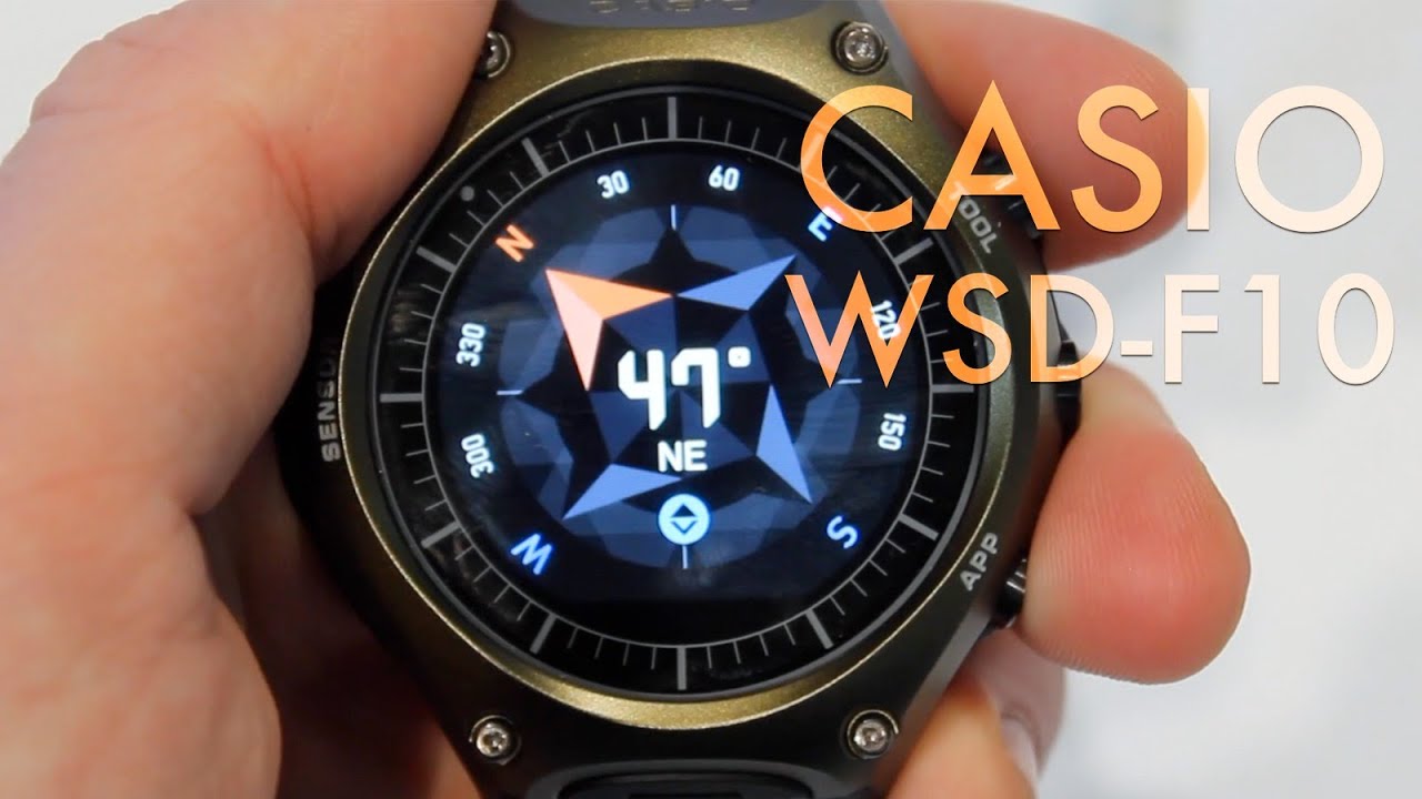 Casio's Android Wear watch - Quick hands on at CES 2016