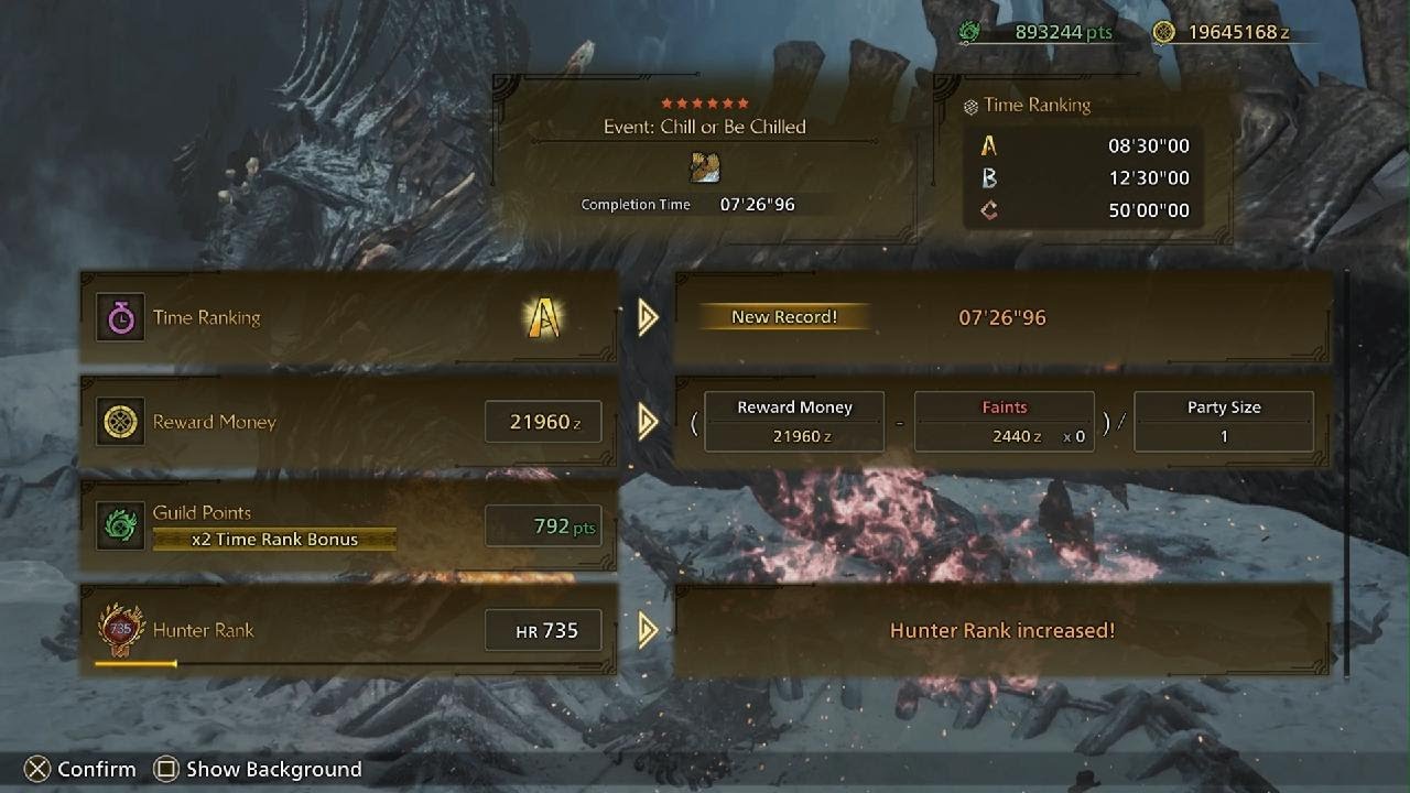 Monster Hunter Wilds Event: Chill or be Chilled, A rank