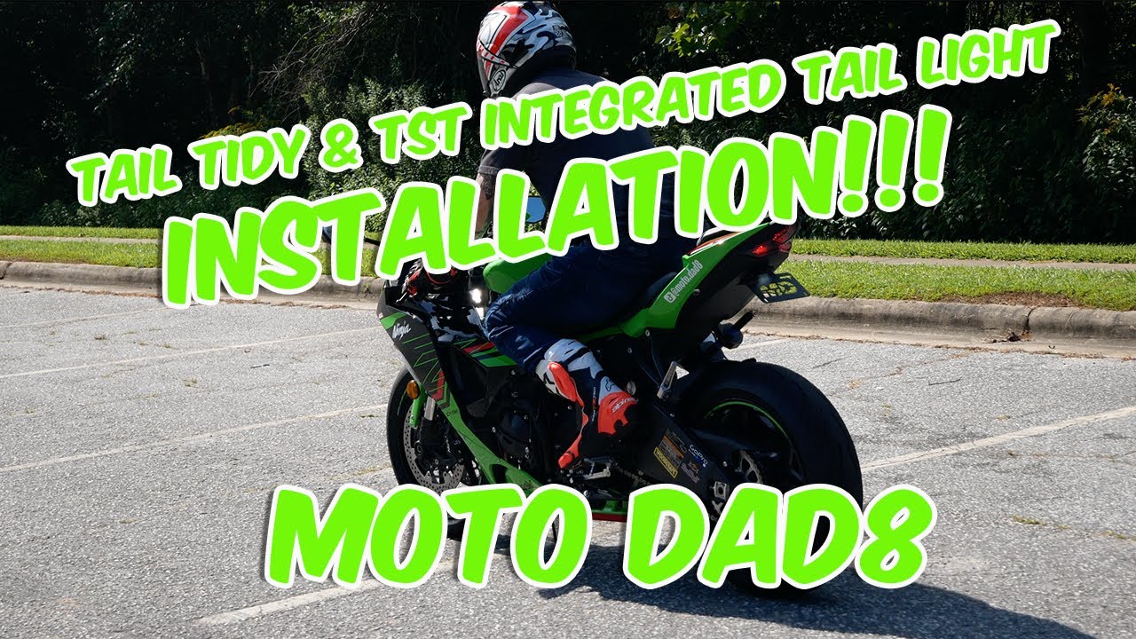 2024 Kawasaki ZX-6R TST Integrated Tail Light and Amazon Fender Eliminator Installation