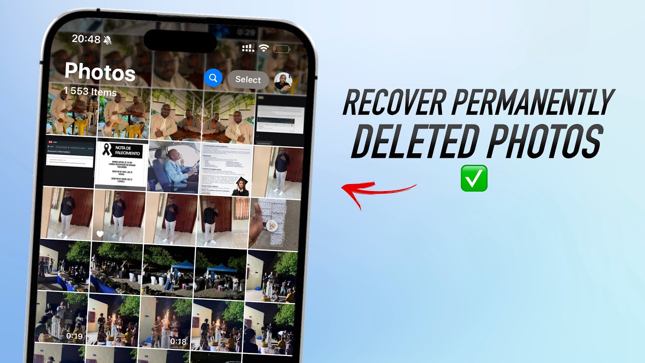 How To Recover Permanently Deleted Photos From Your iPhone!