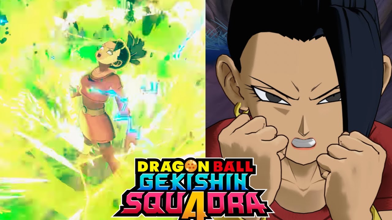YOU SEE HER TRANSFORMING THEN YOU RUN! TRYING KALE/DAMAGE ROLE | DRAGON BALL GEKISHIN SQUADRA