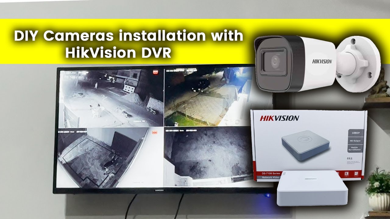 HikVision 2MP Camera & DVR Unboxing | DIY Installation | Setup with 8-Channel DVR