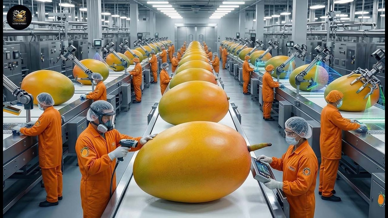 Inside a Modern Mango Processing Plant | From Farm to Delicious Mango Slices