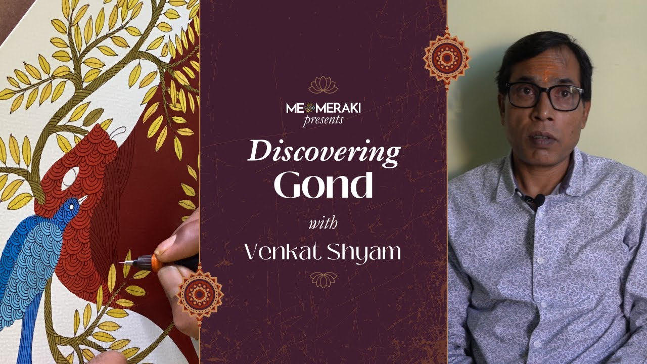 Learn Gond Art Paintings With Venkat Shyam | Gond Painting Tutorial for Beginners #gondart #gond