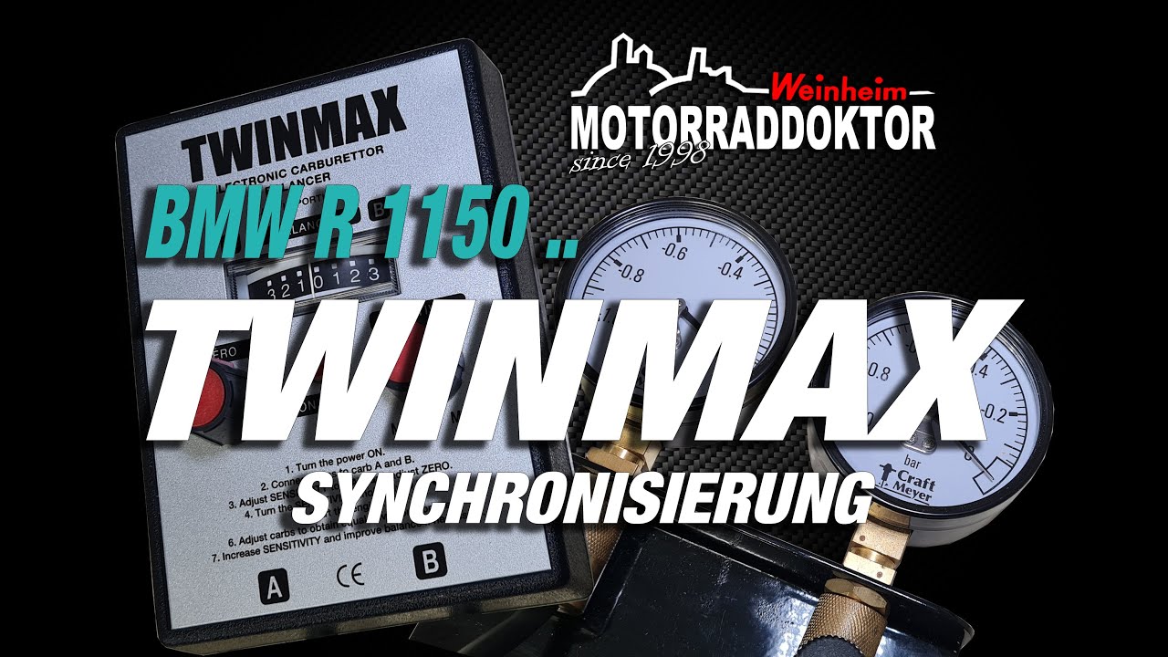 Twinmax Synchrotester | BMW R 1150 | Boxermotor synchronisieren - wie geht das!? | #motorraddoktor