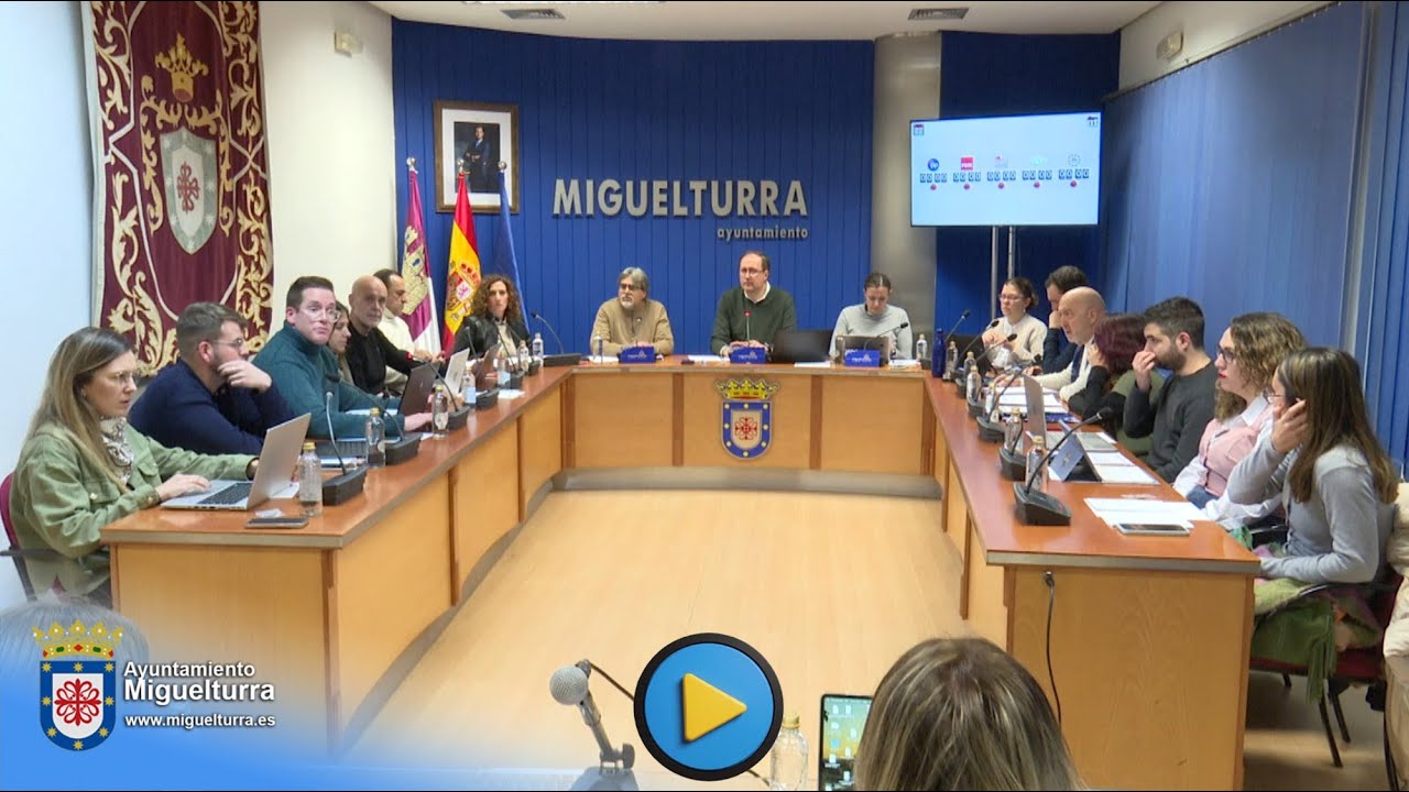 Pleno Ordinario del Ayuntamiento de Miguelturra del 22 de enero de 2026