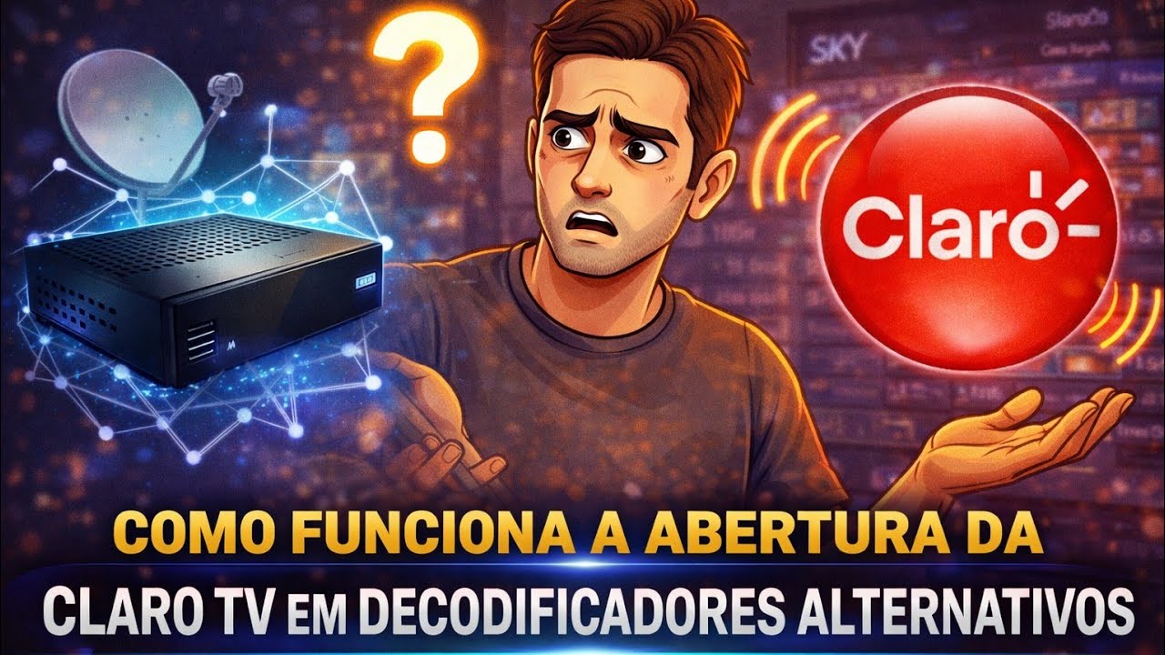 COMO FUNCIONA A ABERTURA DA CLARO TV EM DECODIFICADORES ALTERNATIVOS