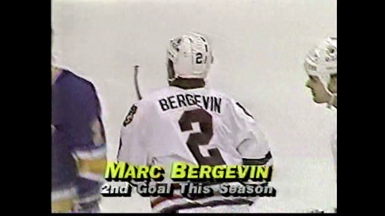 Marc Bergevin Goal Dec. 26, 1987 Blackhawks Blues