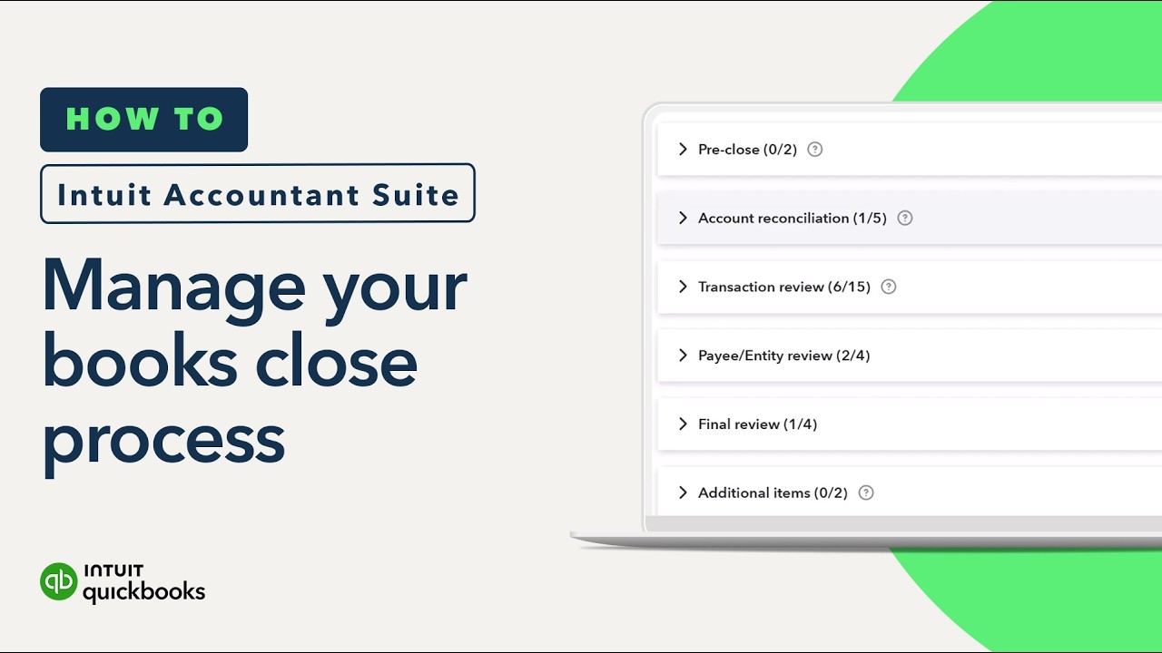 How to manage your books close process in Intuit Accountant Suite