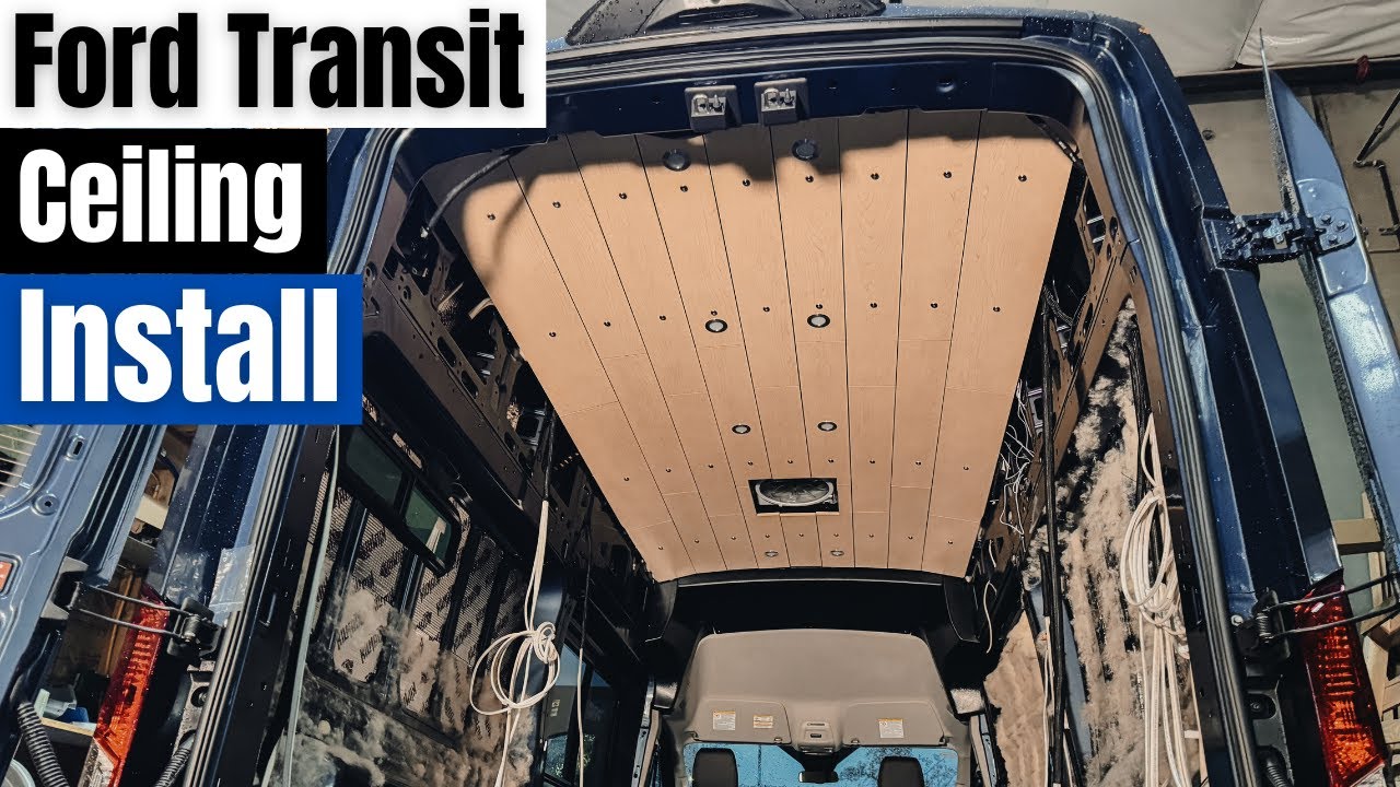 Установка комплекта для потолка в фургоне Transit 2024 | Serg Supply