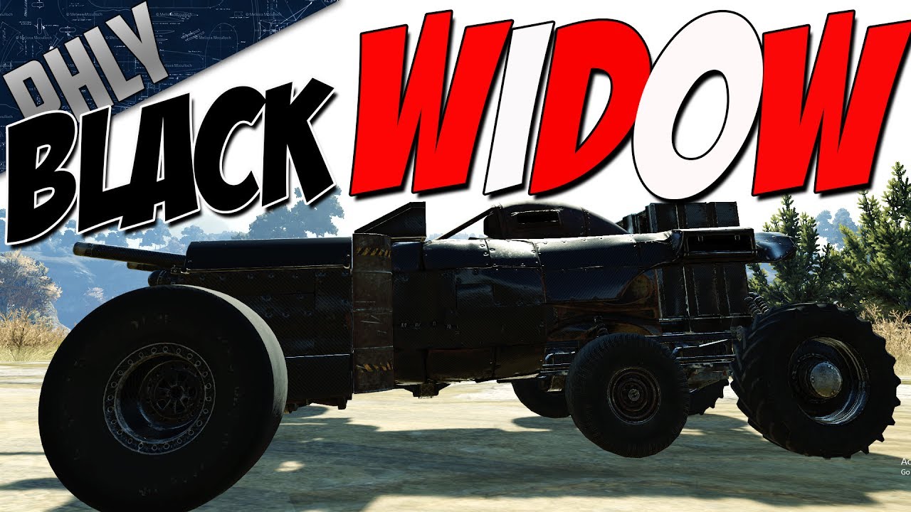 TWIN CANNON Black Widow  - Surprise ButtSAX Build (Crossout Open Beta Gameplay)