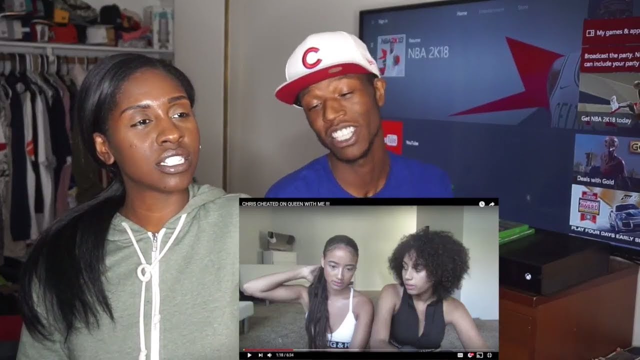 CHRIS CHEATED ON QUEEN WITH ME !!!! Reaction