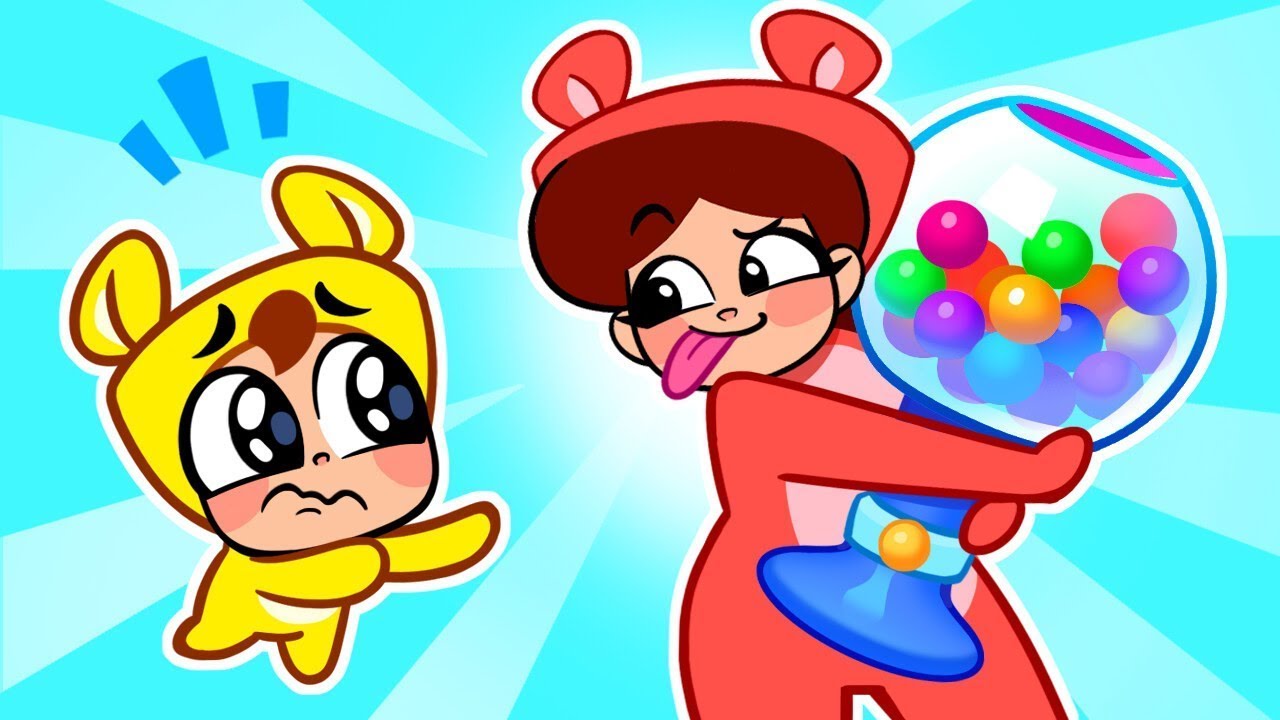 Share It With Me, Mommy! 😭 I Want It Too! 😡 It's My Turn To Play 👾 Useful Cartoons for Kids