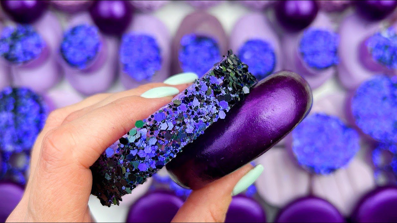 [ASMR]Compilation set★ASMR SOAP★Crushing soap★Cutting soap cubes★FOAM&GLITTER&STARCH★