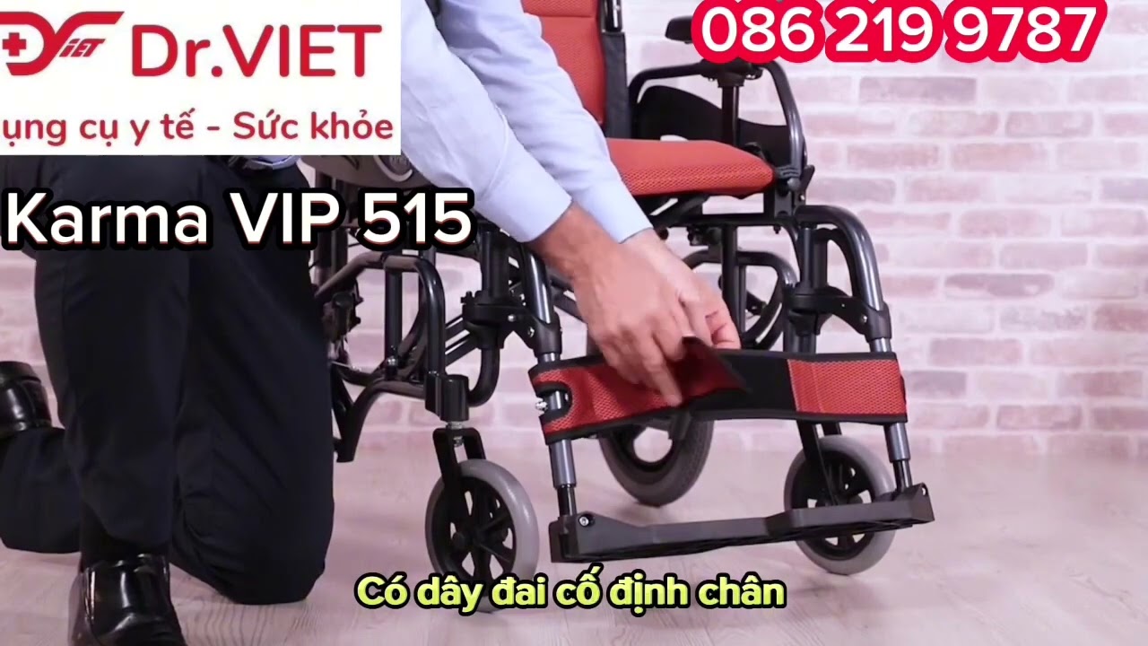 GIỚI THIỆU XE LĂN KARMA VIP 515