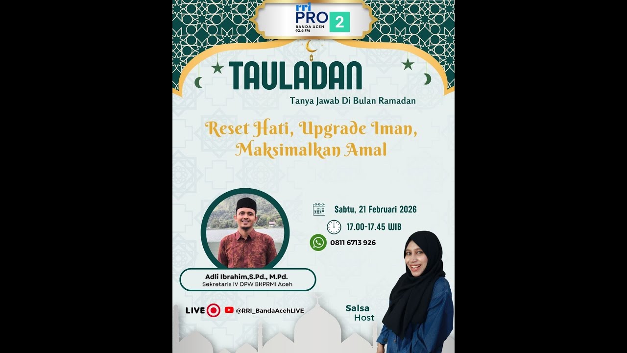 RESET HATI, UPGRADE IMAN, MAKSIMALKAN AMAL | TAULADAN