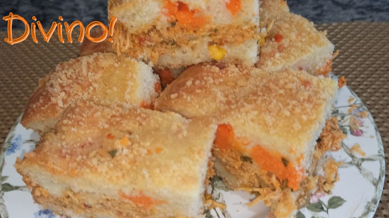 TORTA DE FRANGO COM LEGUMES  Receitinhas da Ross