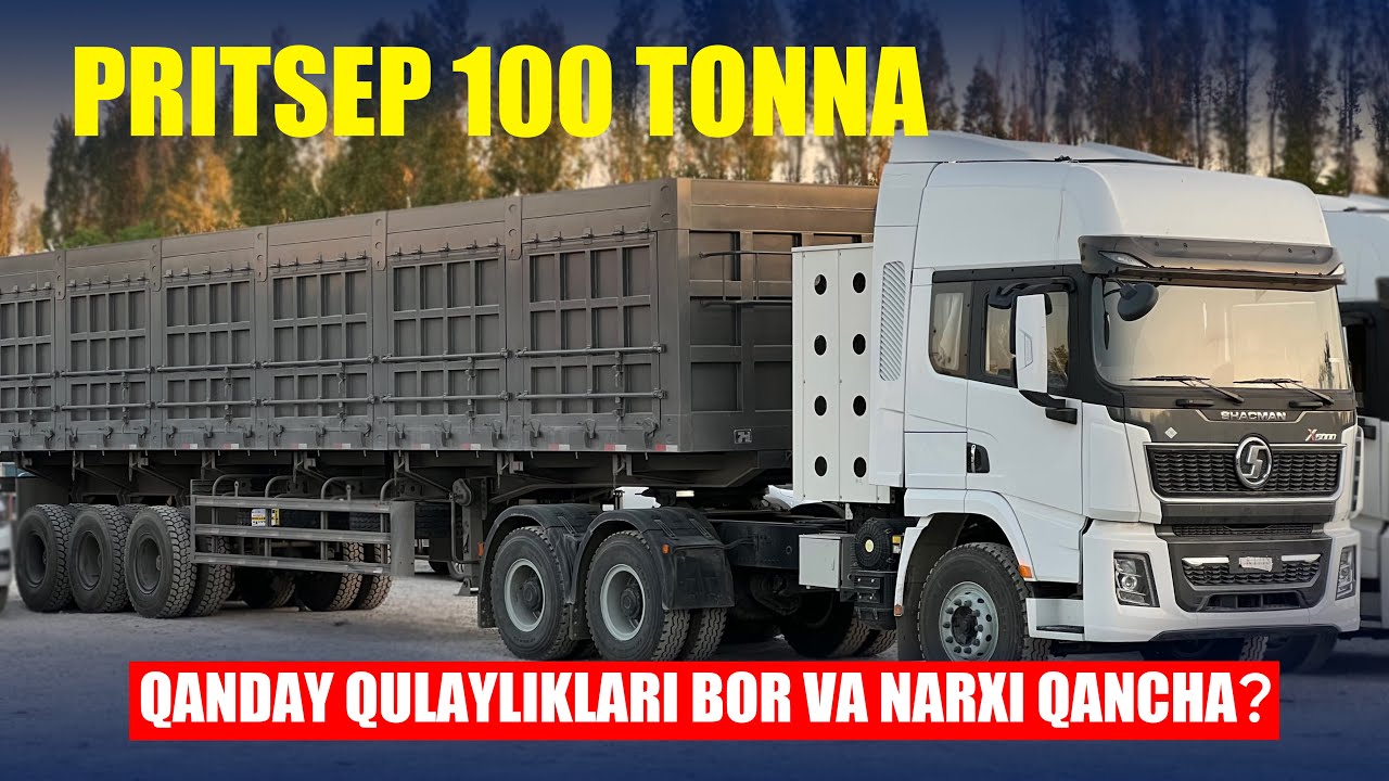 100 ТОННАЛИК ПРИЦЕПЛАРНИ НАРХИ КАНЧА?