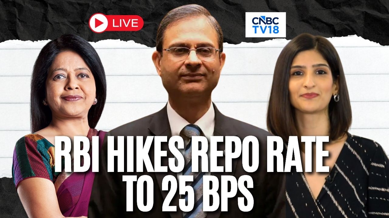 RBI MPC | RBI MPC Unanimously Hikes Repo Rate by 25 bps to 5.50% | LIVE