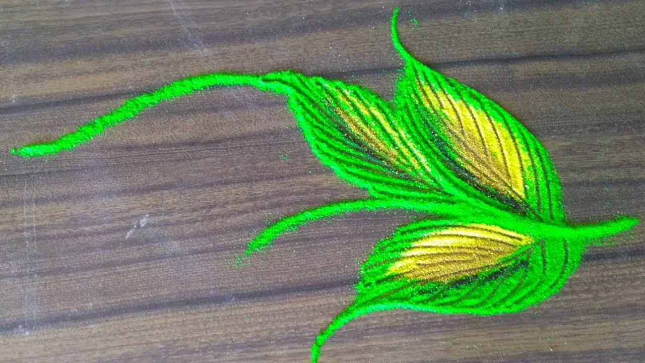रोजसाठी नाजूक आणि सुंदर रांगोळी डिझाईन by Jyoti Raut Rangoli