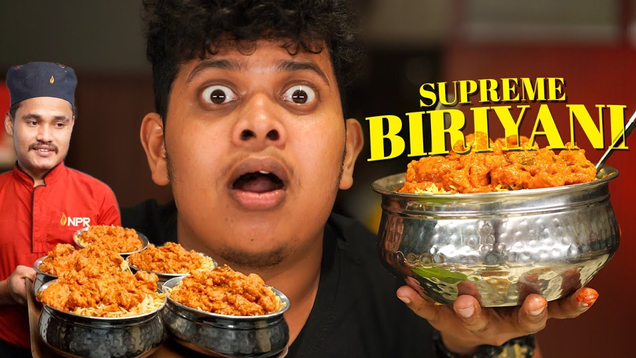 Amazing Andhra Style Biriyani 🔥Till 2AM | Nandhana Palace | Irfan's View