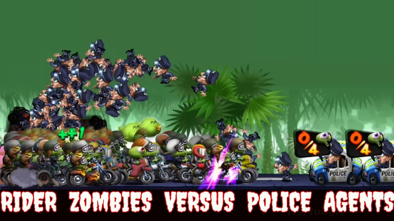 Zombie Tsunami: The Biker Riders Zombies Versus 6000 Police Agents Mission