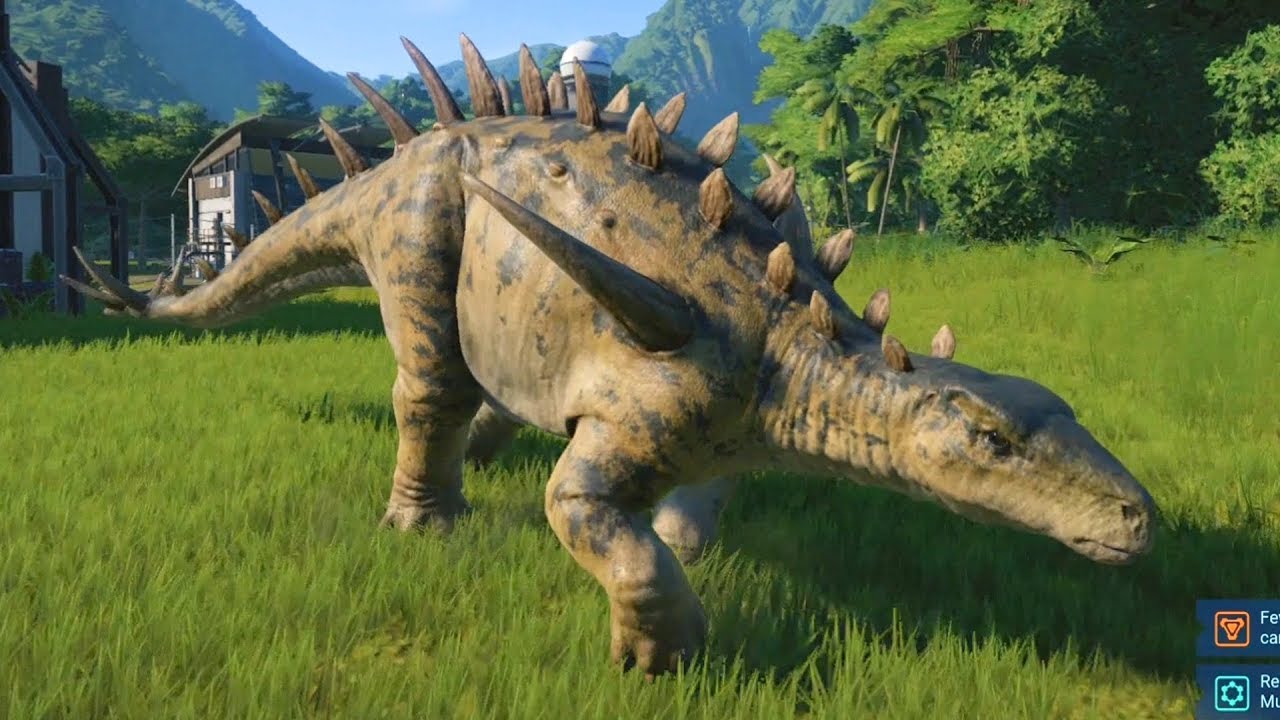 Jurassic World Evolution - Huayangosaurus Gameplay (PS4 HD) [1080p60FPS]